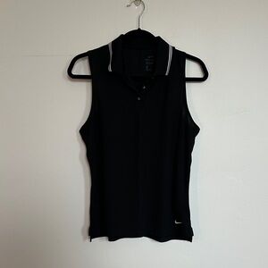 Nike Women's Black Sleeveless Tank Top